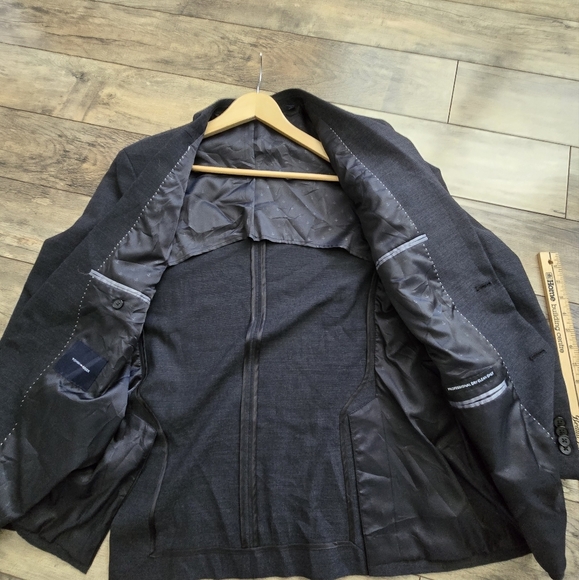 Tommy Hilfiger Classic Dark Grey R42 Men's Blazer Rn 47338 - Picture 12 of 14